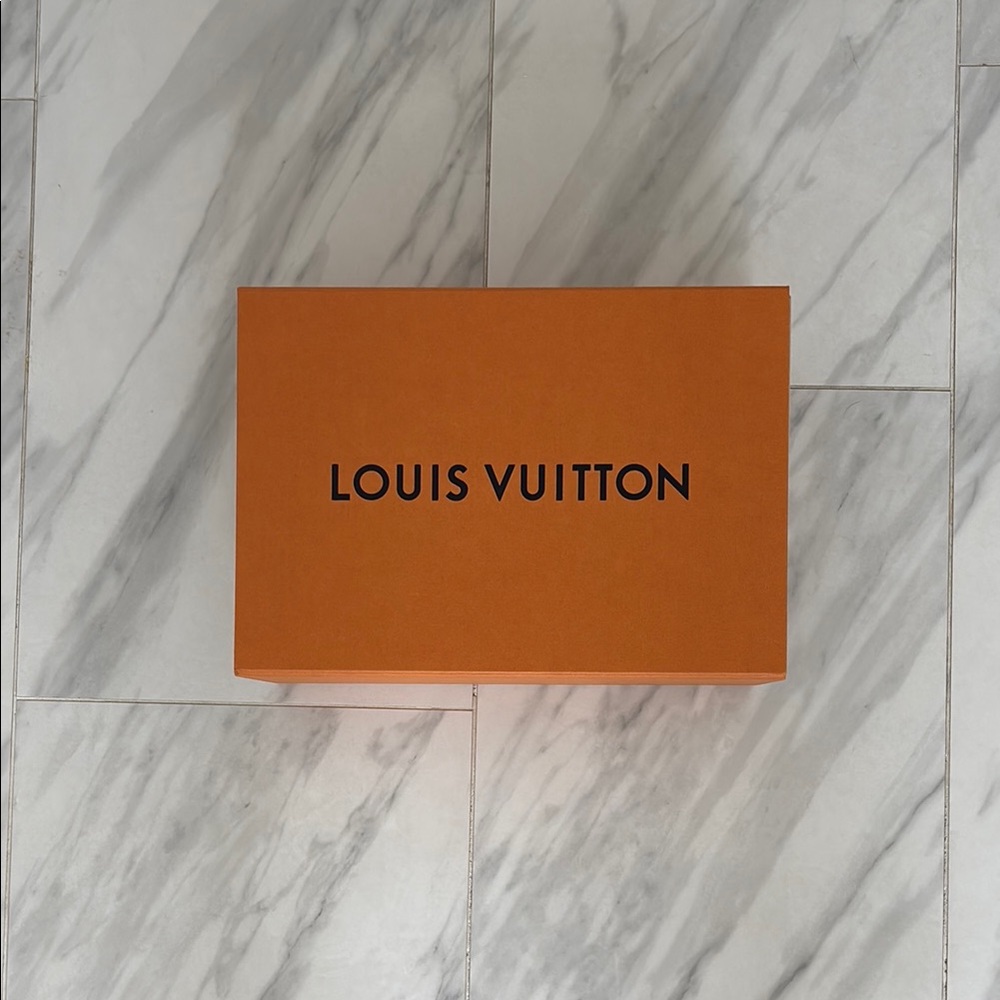 Authentic Louis Vuitton Signature Orange Box
